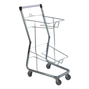 2 Tier Basket Trolley