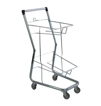 2 Tier Basket Trolley