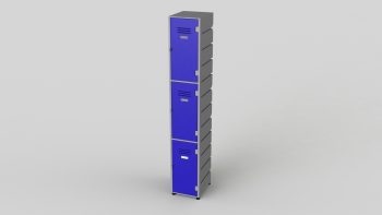 3 Door Plastic Locker