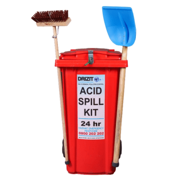 240 Litre Acid Wheelie Bin Spill Kit