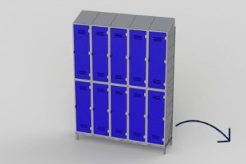 Single Door Clothing Locker - Image 2