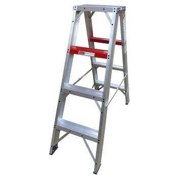 Double Sided Aluminium Step Ladder - Image 2