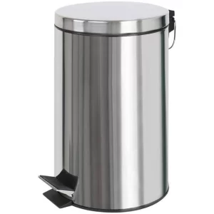 12 Litre Mirror Steel Pedal Bin